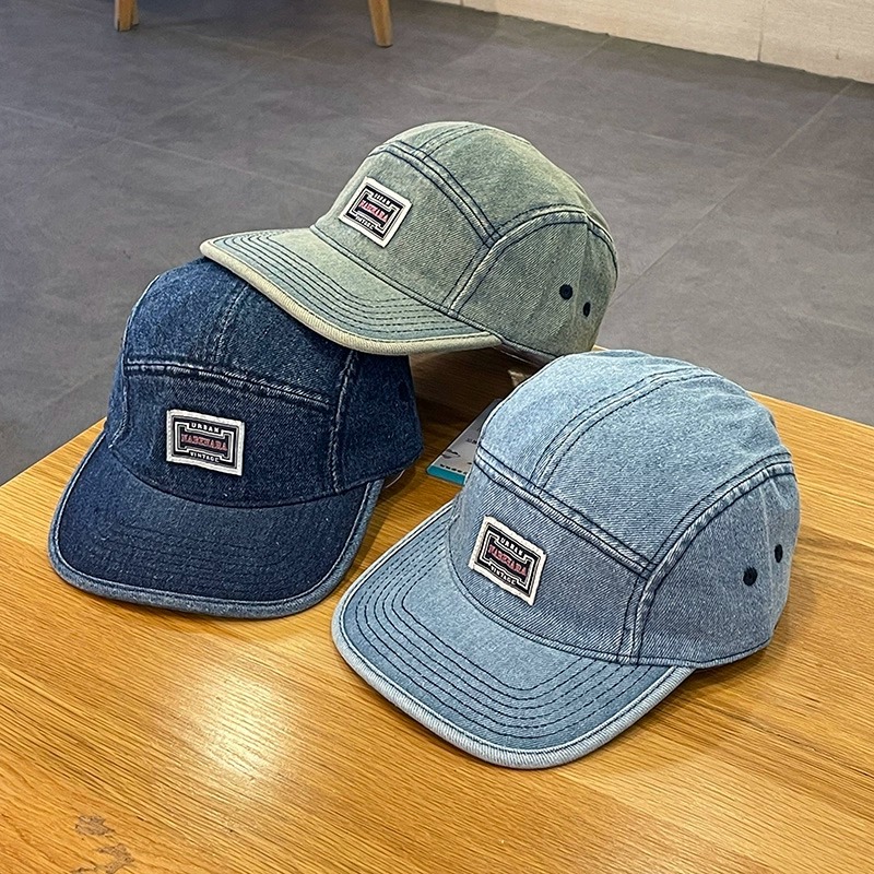 Corduroy Cap 5 Panel - Gorras de béisbol de mezclilla con