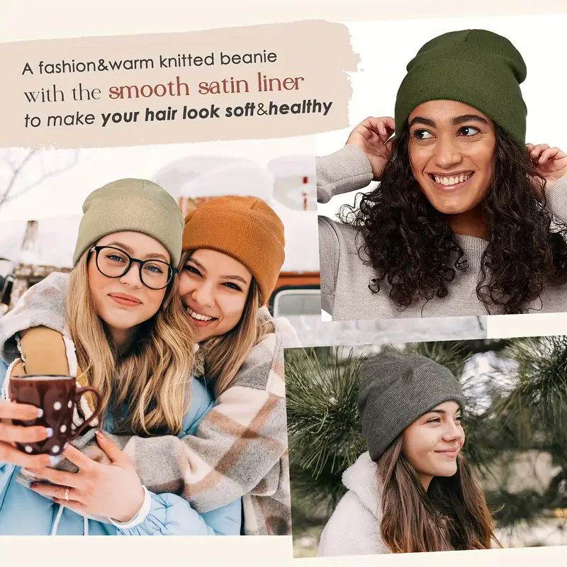 Gorro antiestático con forro d - Beanie Cuffed Knit reseña y precio